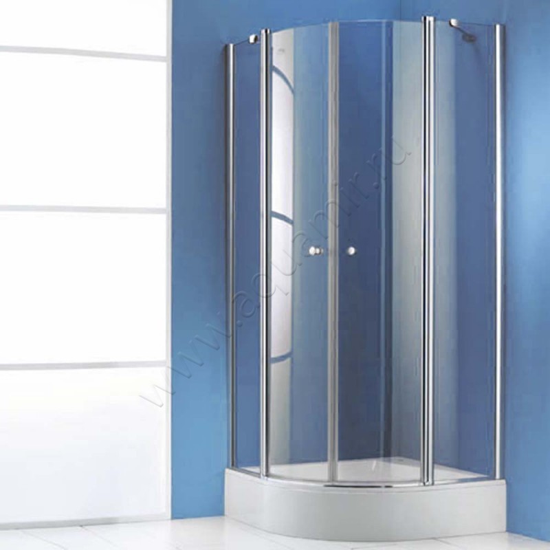 Маятниковая душевая дверь для комбинации с ответной частью Huppe 501 Design pure 510672087321 в интерьере