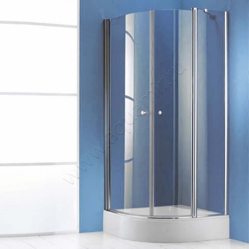 Маятниковая душевая дверь для комбинации с ответной частью Huppe 501 Design pure 510672087321 в интерьере