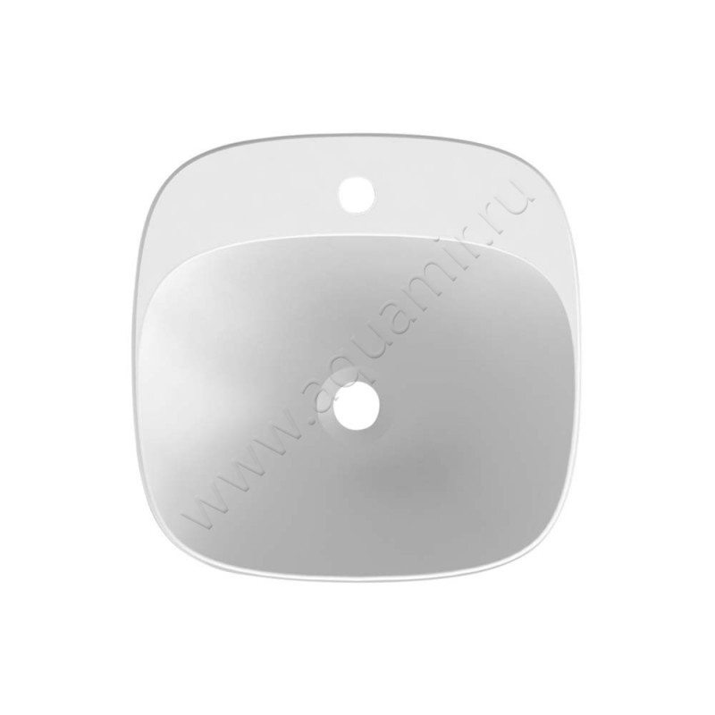 Раковина-чаша накладная с отверстием под смеситель Scarabeo Moon 42 см 550441 в интерьере