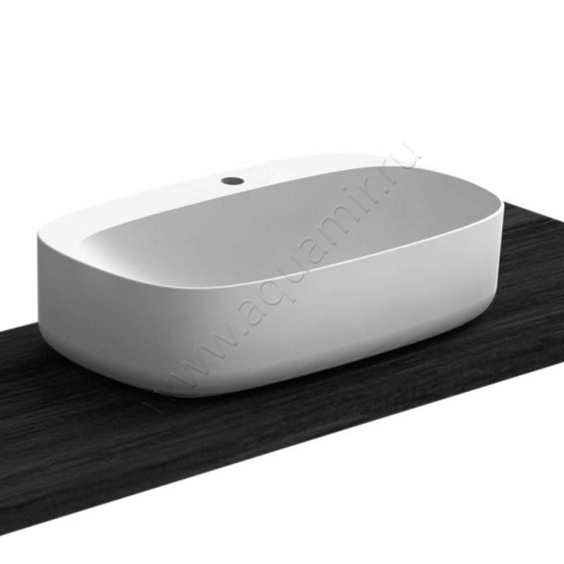 Раковина-чаша накладная с отверстием под смеситель Scarabeo Moon 90 см 5506 в интерьере