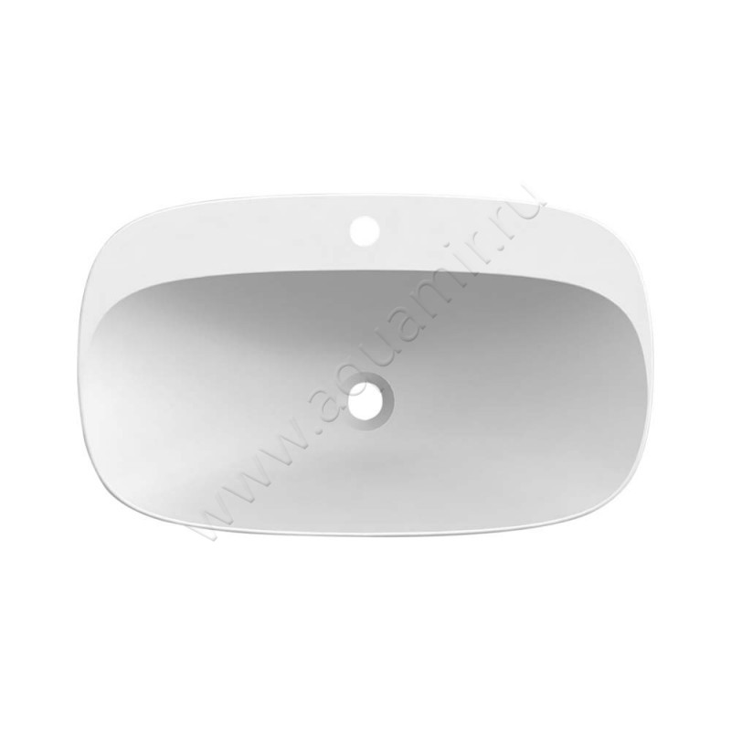 Раковина-чаша накладная с отверстием под смеситель Scarabeo Moon 90 см 5506 в интерьере