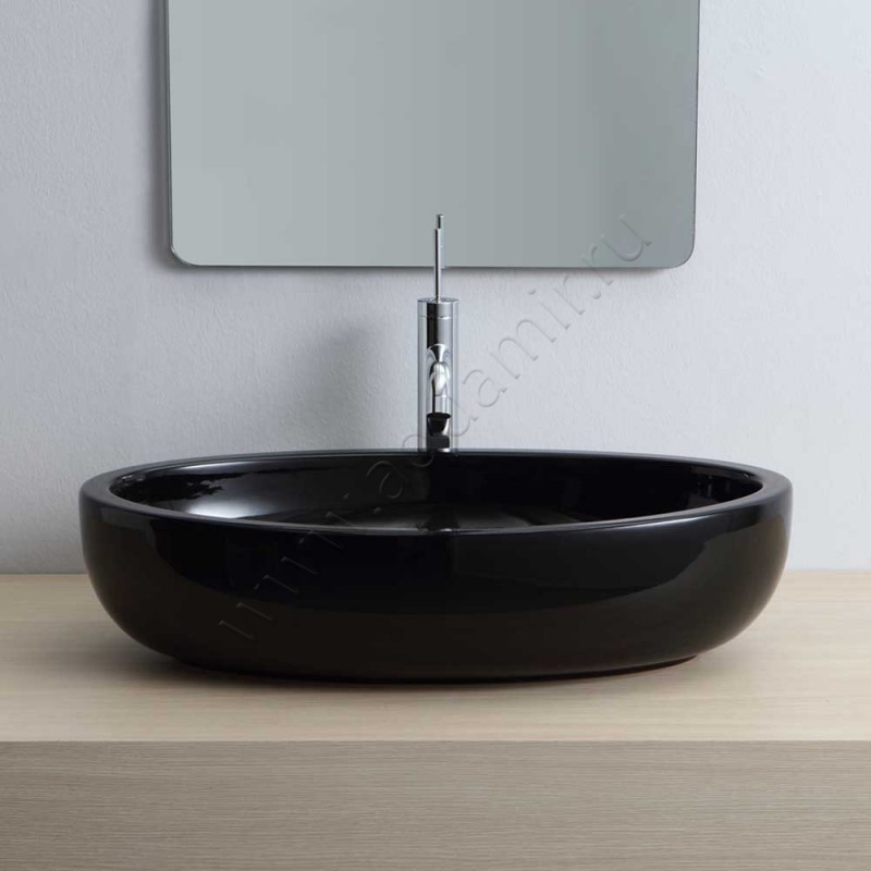 Раковина-чаша накладная Scarabeo Planet 66 см 811135 в интерьере