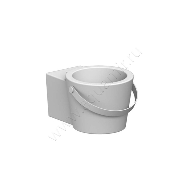 Рукомойник подвесной Scarabeo Bucket 40,5 см 8804 в интерьере