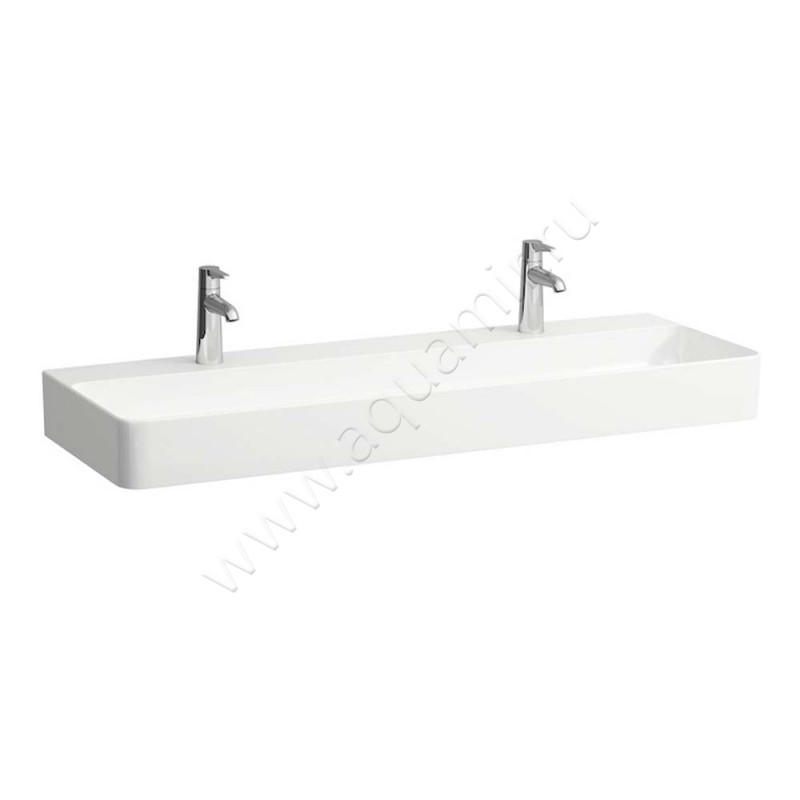 Двойная раковина Laufen VAL 120 см 8102890001151 в интерьере