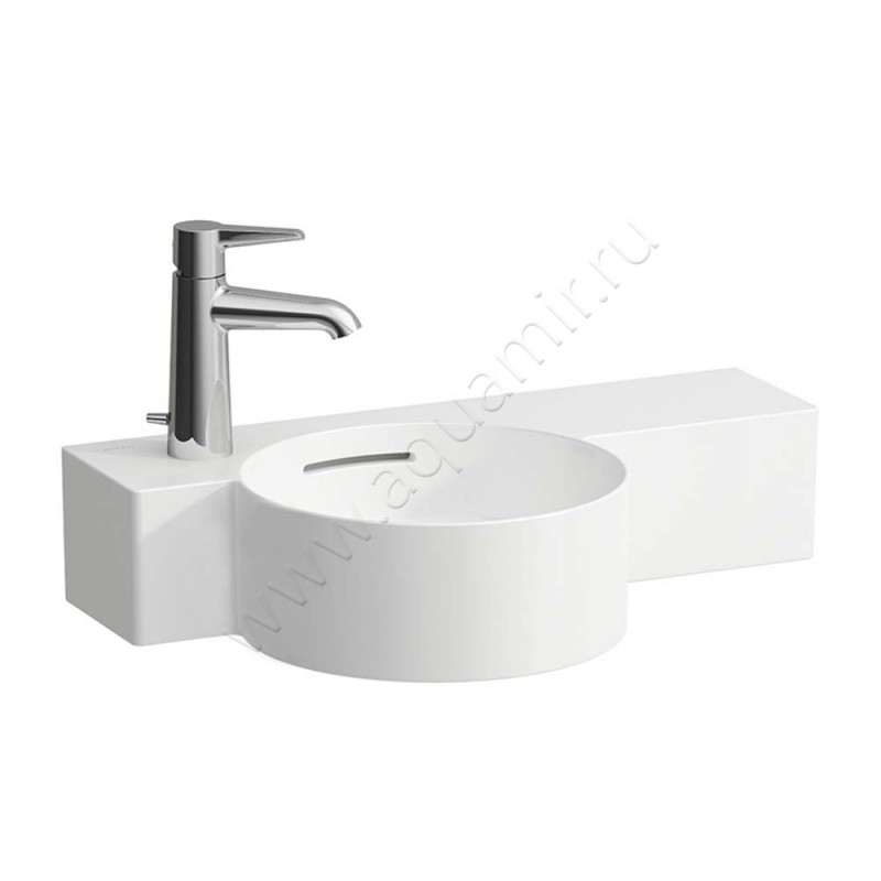 Рукомойник подвесной Laufen VAL 55 см 8152837571051 в интерьере