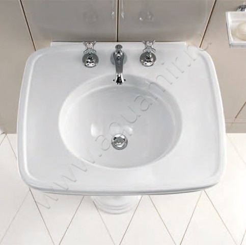 Раковина подвесная Devon & Devon Rose 70 см IBLG13FROSE в интерьере