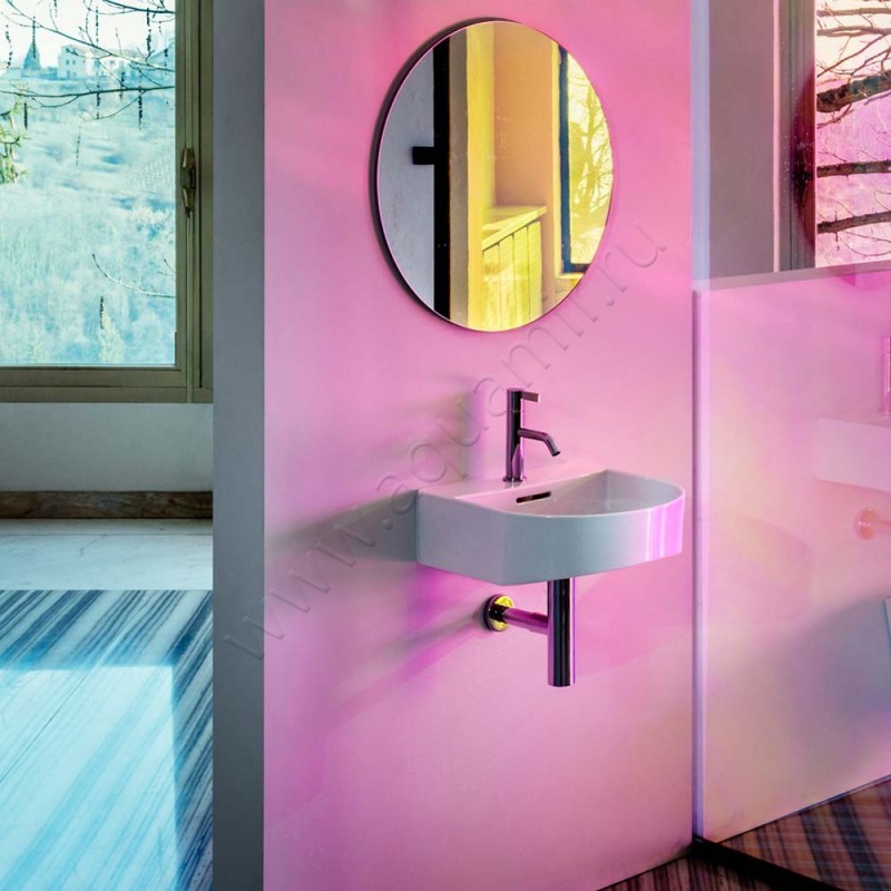 Рукомойник подвесной Laufen SONAR 41 см 8163410001041 в интерьере