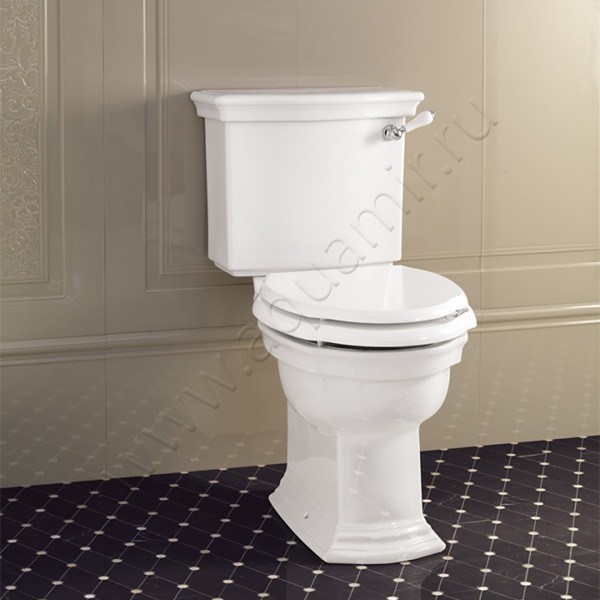 Унитаз напольный Devon & Devon WESTMINSTER 67 см, белый IBWCWES в интерьере