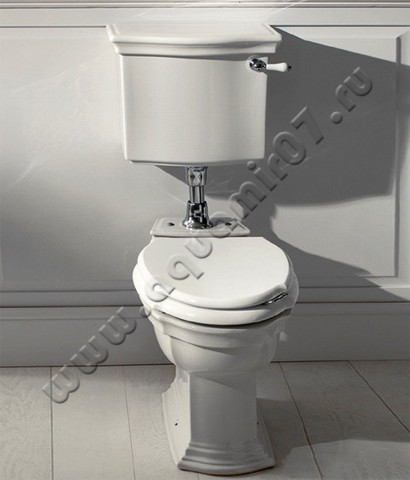 Бачок низкий для унитаза Devon & Devon Westminster IBCZWES в интерьере