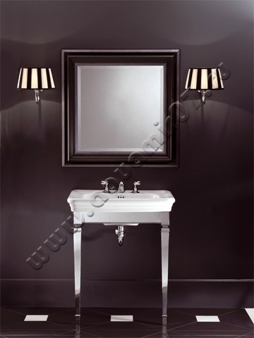 Консоль под раковину Devon & Devon Duke consolle DEDUKECR в интерьере