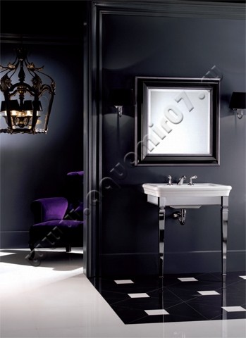 Консоль под раковину Devon & Devon Duke consolle DEDUKECR в интерьере