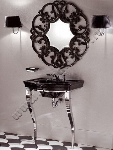 Консоль под раковину Devon & Devon Marlene consolle DEMARLENECR в интерьере