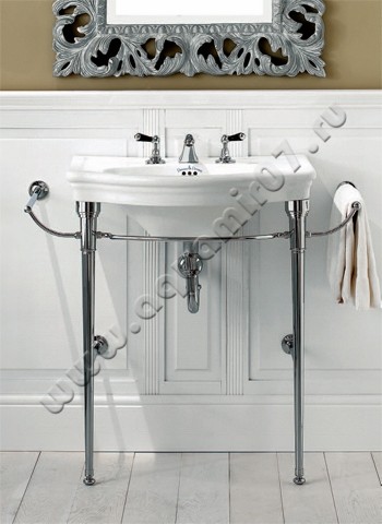 Консоль под раковину Devon & Devon New Etoile consolle DENEWETOILECR в интерьере