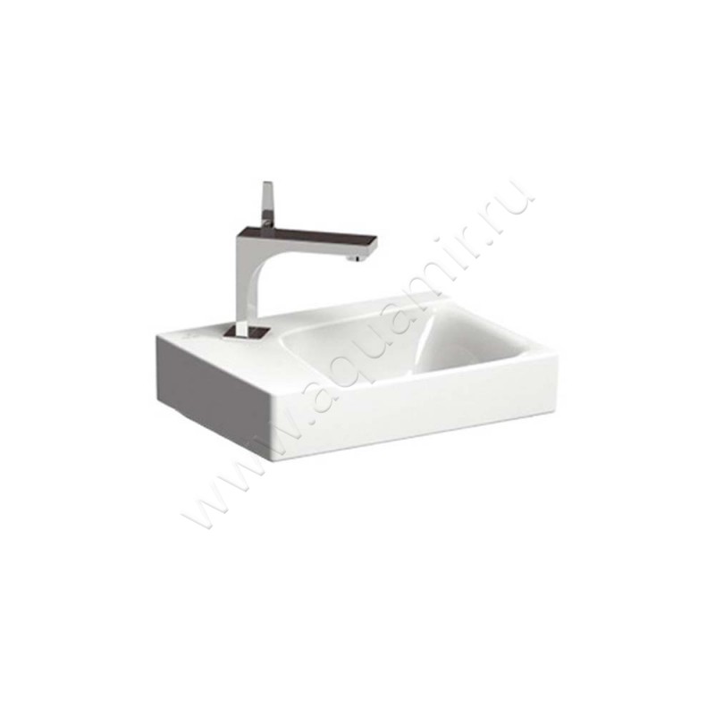 Рукомойник подвесной Geberit Xeno2 40 см 500528011 в интерьере