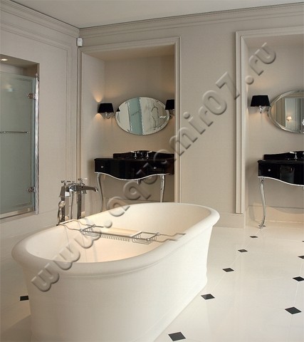 Смеситель для ванны Devon & Devon Time 2TIME235CR в интерьере