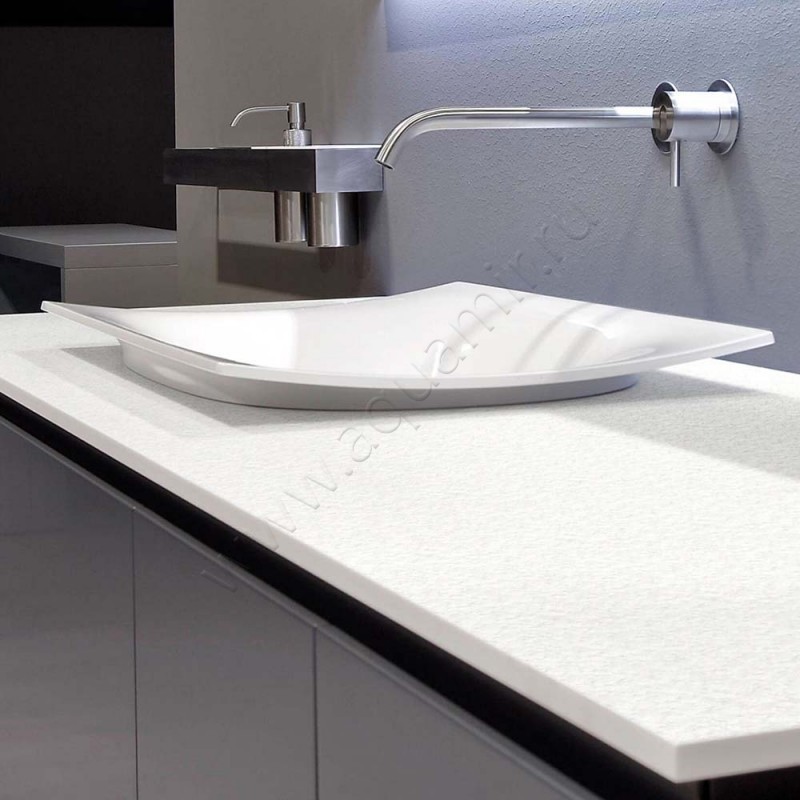 Раковина-чаша накладная Antonio Lupi FOGLIO 63 см FOGLIOMOOD63 в интерьере