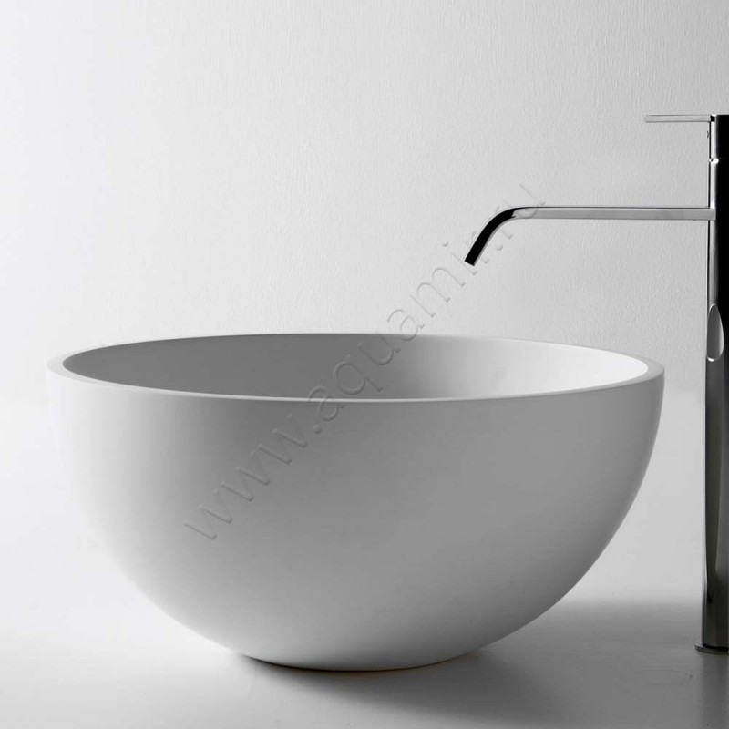 Раковина-чаша накладная Antonio Lupi URNAMOOD 50 см URNAMOOD в интерьере