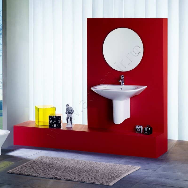 Раковина подвесная Roca Nexo 60 см 7327641000 в интерьере