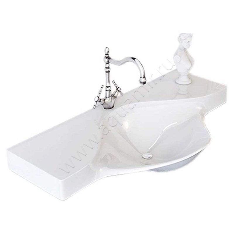 Раковина мебельная накладная Aqwella Broadway Brw1104D в интерьере