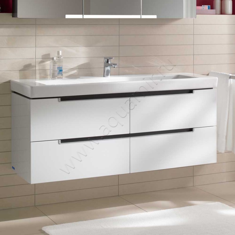 Тумба для раковины Villeroy & Boch Subway 2.0 A69800E8 в интерьере