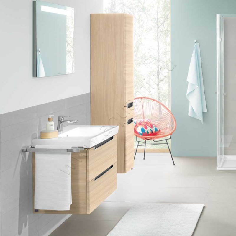 Тумба под раковину Villeroy & Boch Subway 2.0 A69610VG в интерьере