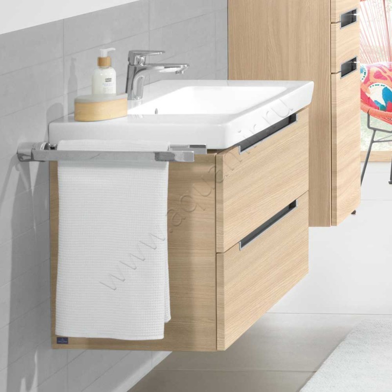 Тумба для раковины Villeroy & Boch Subway 2.0 A69600E8 в интерьере
