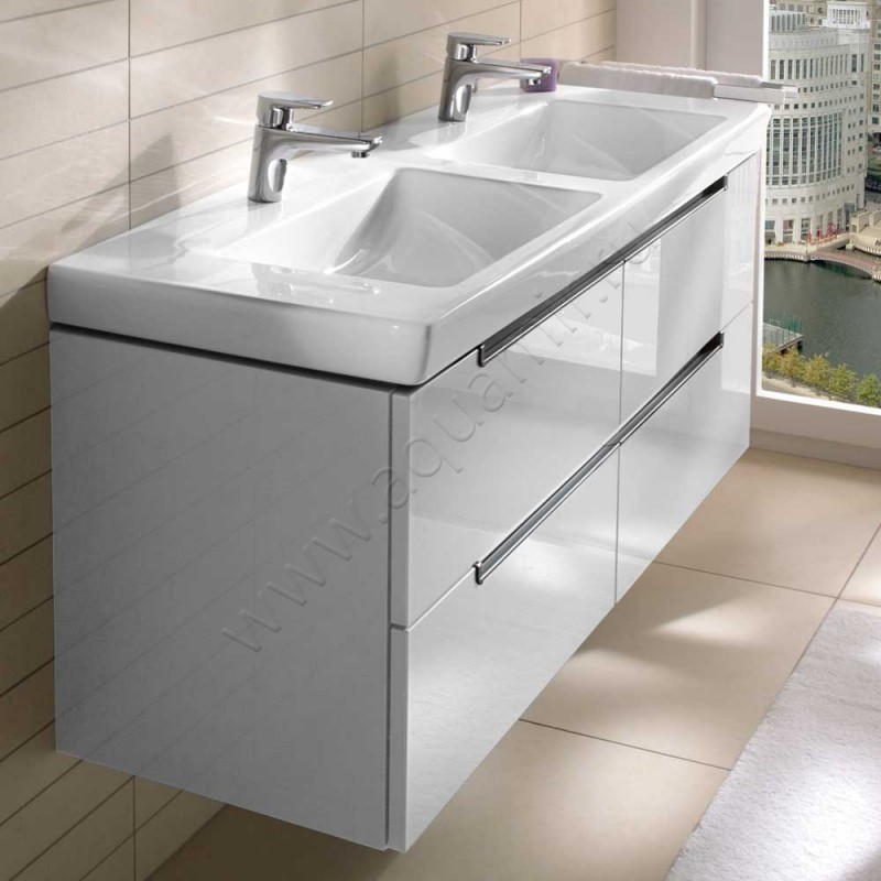 Тумба для раковины Villeroy & Boch Subway 2.0 A69910FP в интерьере