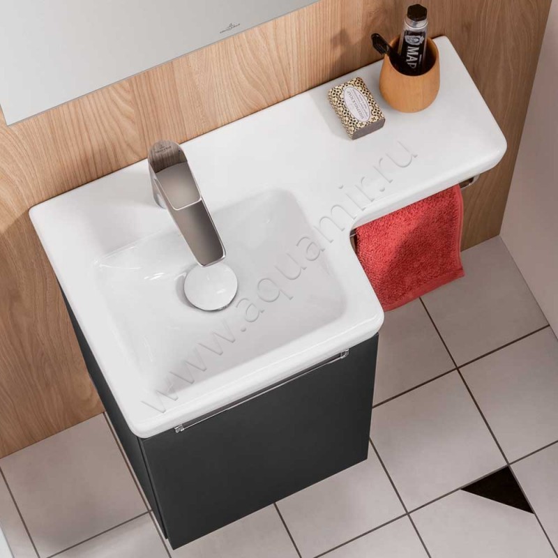 Тумба под раковину Villeroy & Boch Subway 2.0 A81611E1 в интерьере