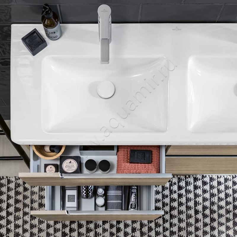 Тумба для раковины Villeroy & Boch Subway 2.0 A91710E8 в интерьере