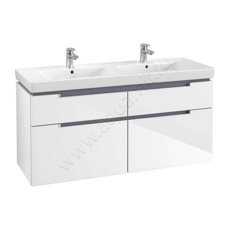 Тумба под раковину Villeroy & Boch Subway 2.0 A91700DH в интерьере