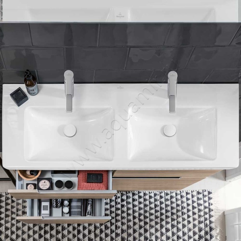 Тумба под раковину Villeroy & Boch Subway 2.0 A91700DH в интерьере