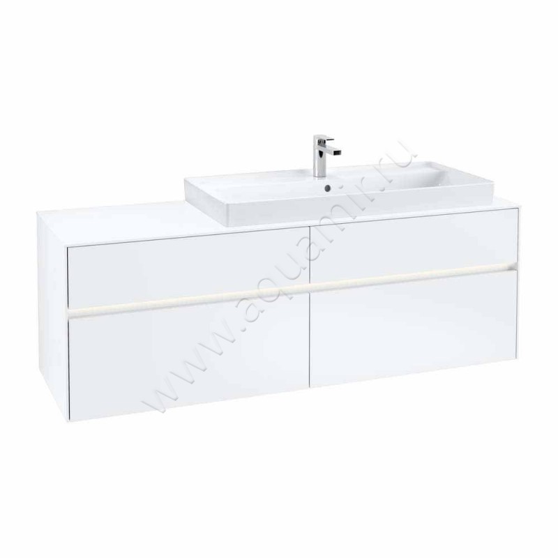 Тумба под раковину Villeroy & Boch Collaro C030L0MS в интерьере