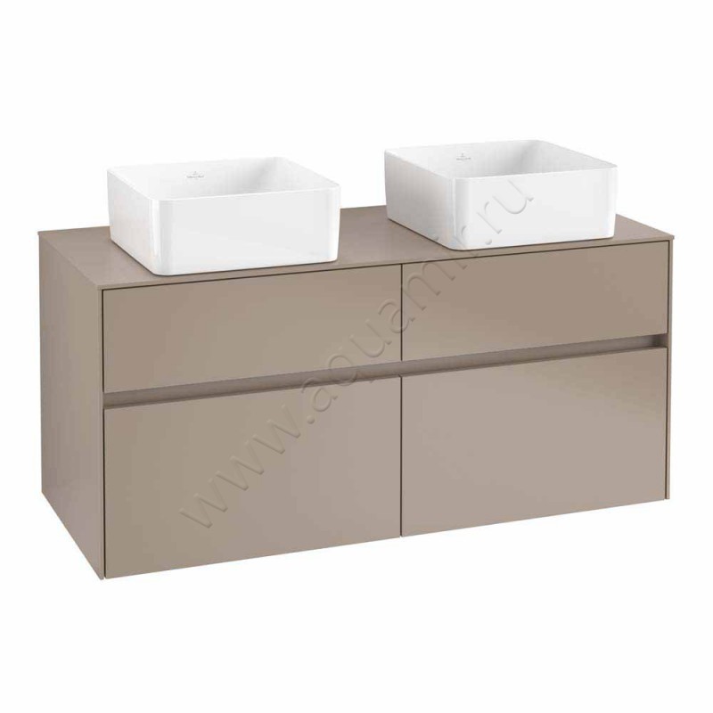 Тумба Villeroy & Boch Collaro C04400VG в интерьере