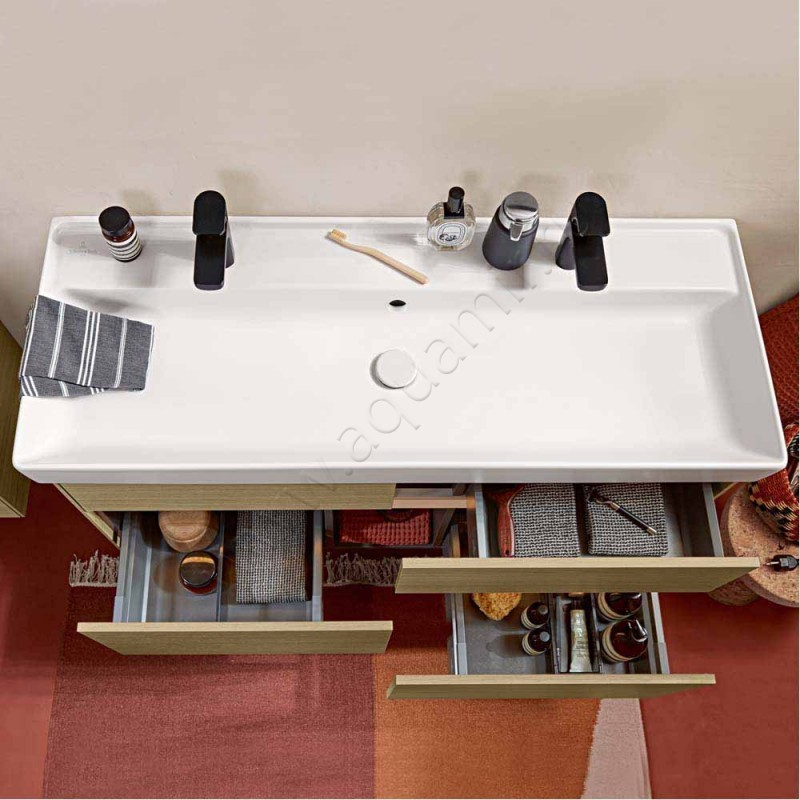 Тумба для раковины Villeroy & Boch Collaro C01200E8 в интерьере