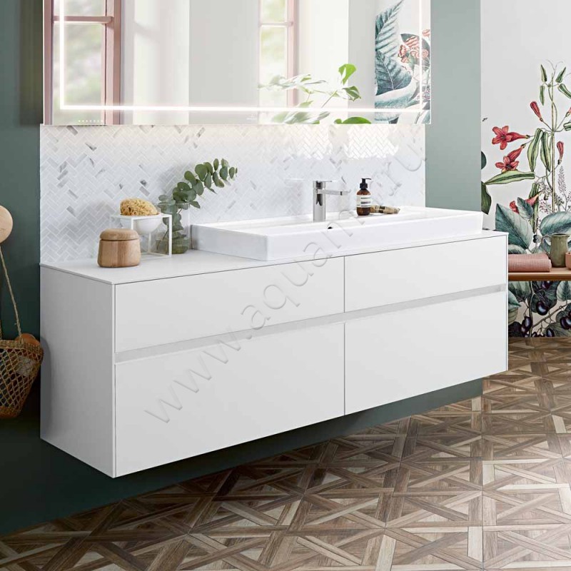 Тумба Villeroy & Boch Collaro C03000PD в интерьере