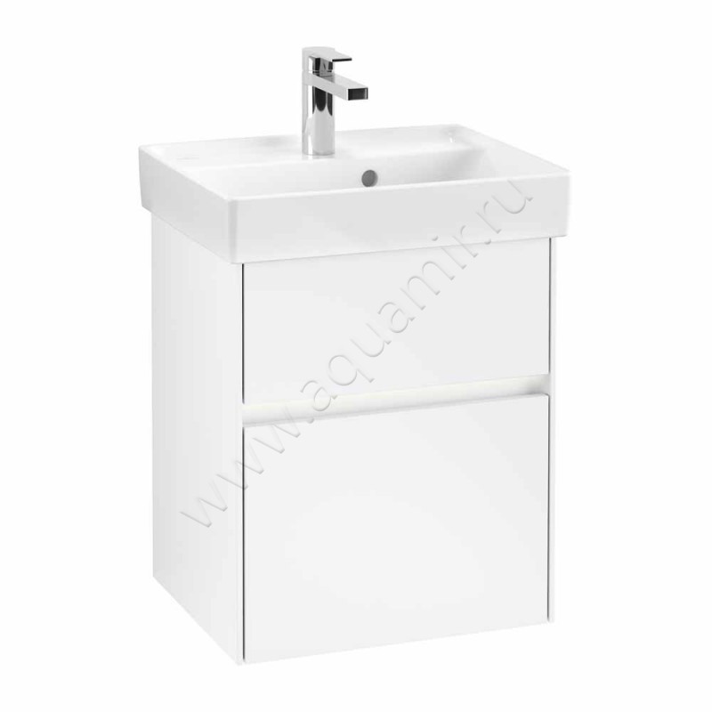 Тумба для раковины Villeroy & Boch Collaro C006L0MS в интерьере