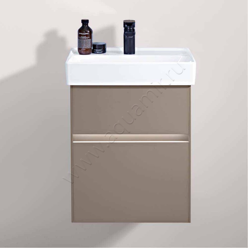 Тумба для раковины Villeroy & Boch Collaro C006L0MS в интерьере