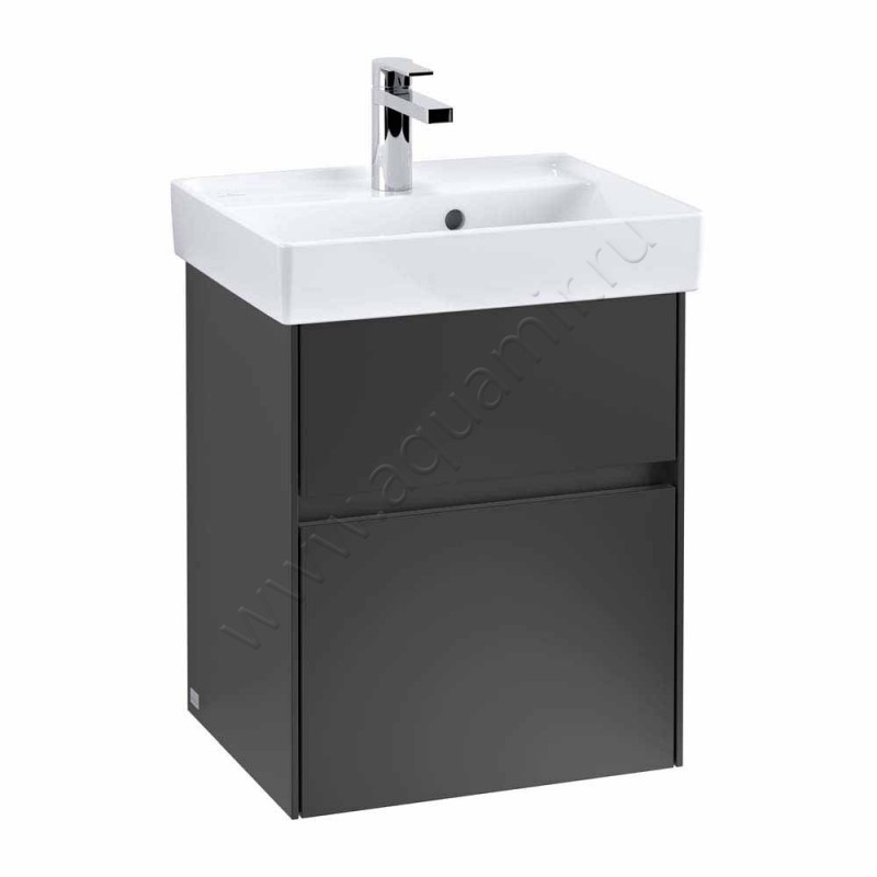 Тумба под раковину Villeroy & Boch Collaro C00600PD в интерьере