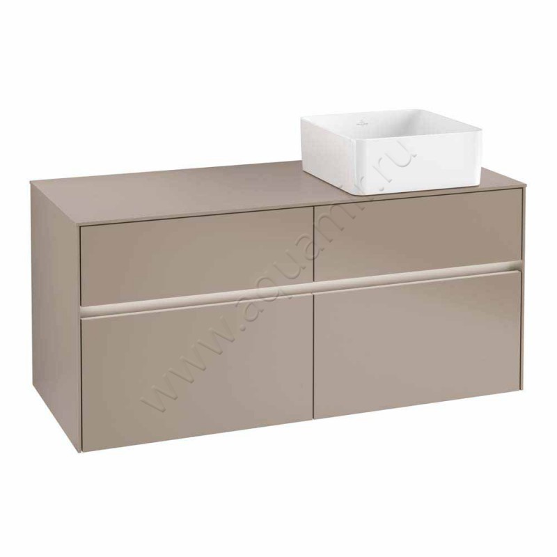 Тумба для раковины Villeroy & Boch Collaro C043L0VG в интерьере