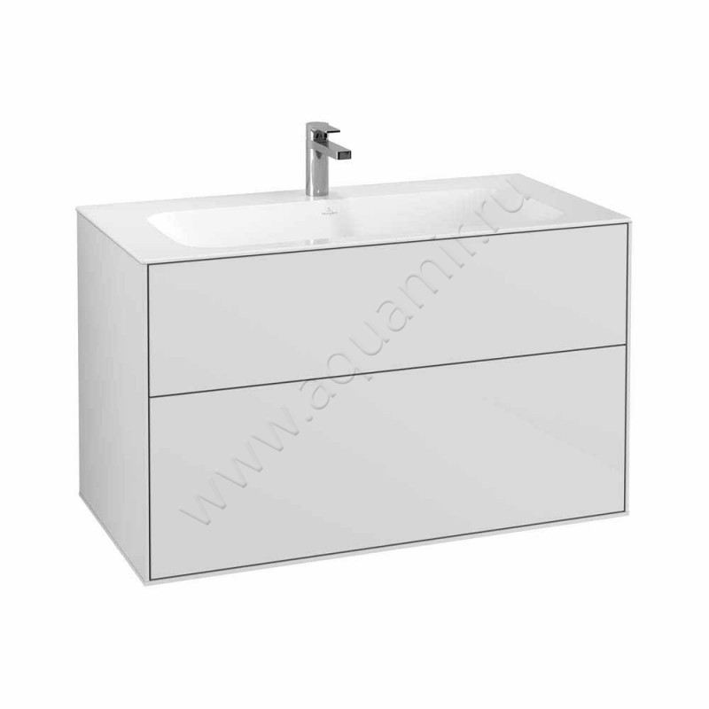 Тумба для раковины Villeroy & Boch Finion F02000GF в интерьере