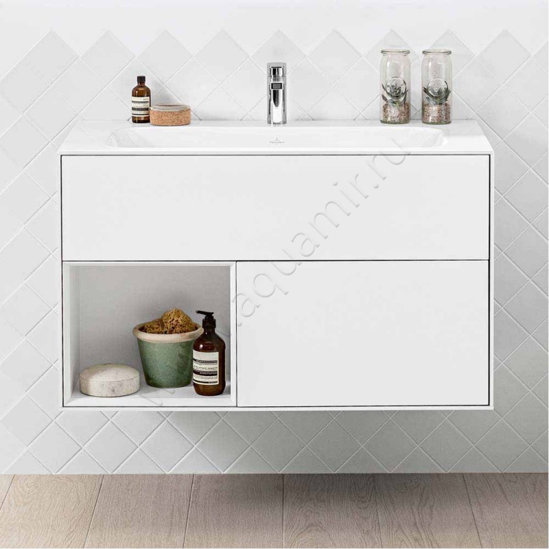 Тумба Villeroy & Boch Finion G030GNGN в интерьере