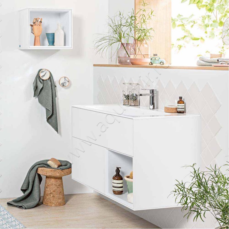 Тумба под раковину Villeroy & Boch Finion F040PCPC в интерьере