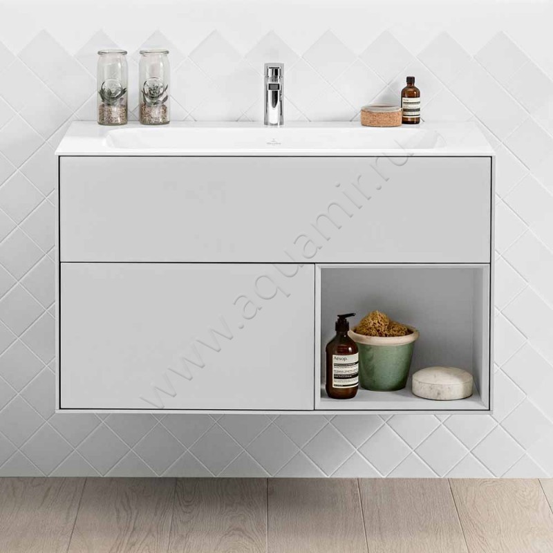 Тумба под раковину Villeroy & Boch Finion G040GJGJ в интерьере