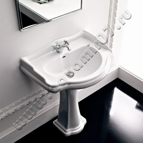 Раковина подвесная Migliore Bella 69 см MLBLL25069BI в интерьере