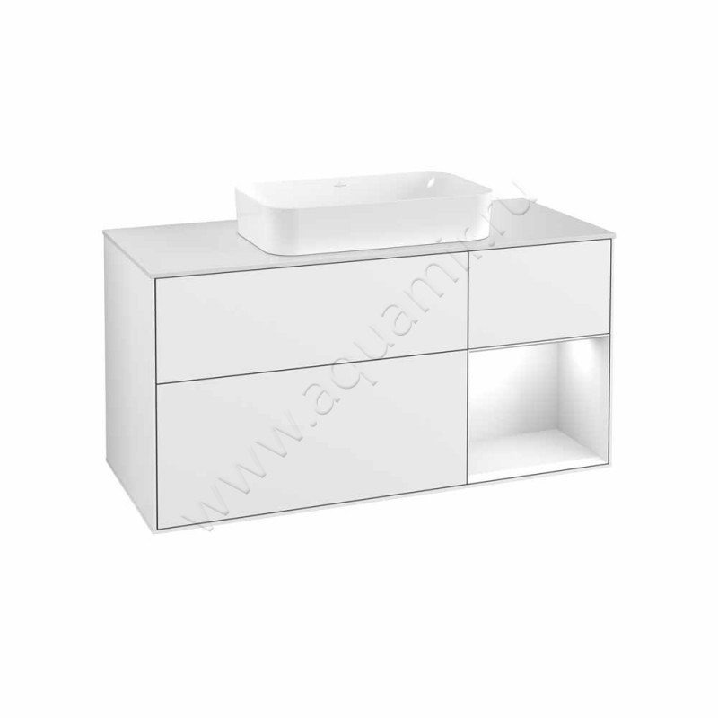 Тумба под раковину Villeroy & Boch Finion F711GFGF в интерьере