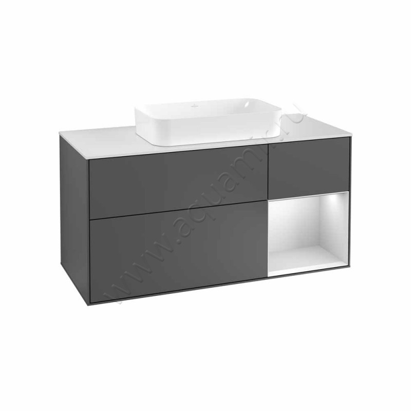 Тумба под раковину Villeroy & Boch Finion F711MTGK в интерьере