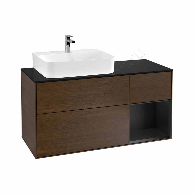 Тумба для раковины Villeroy & Boch Finion F152PDGN в интерьере