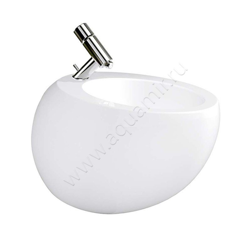 Биде подвесное Laufen IL BAGNO ALESSI One 8309714003041 в интерьере