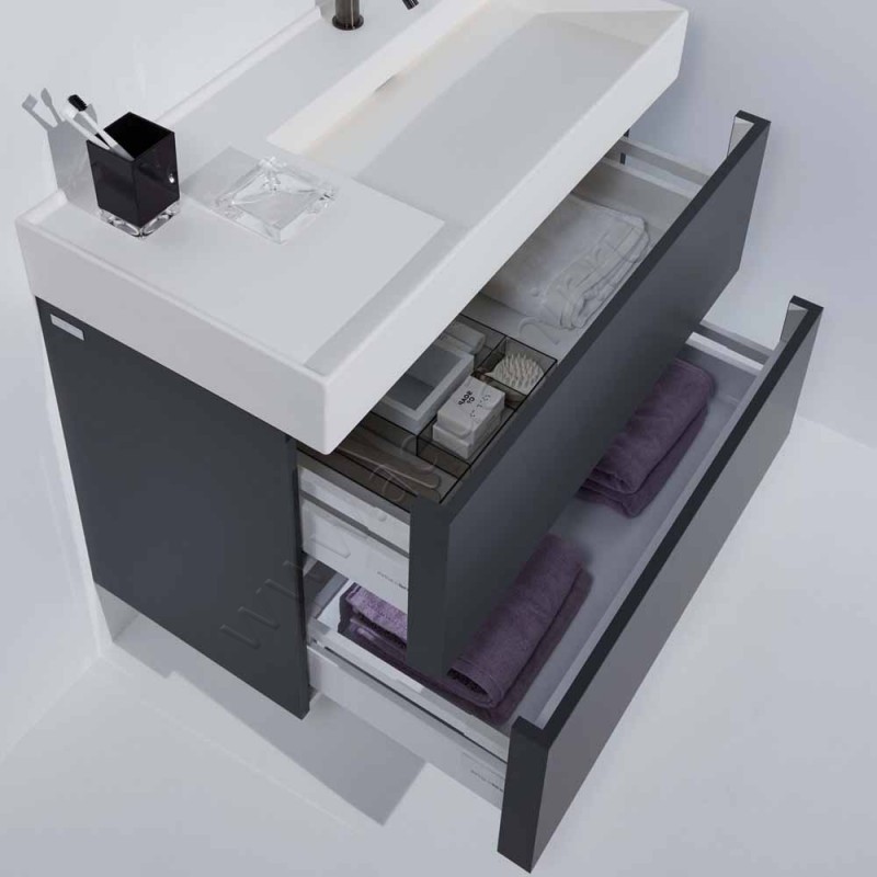 Тумба для раковины Kartell by Laufen 4076080336421 в интерьере