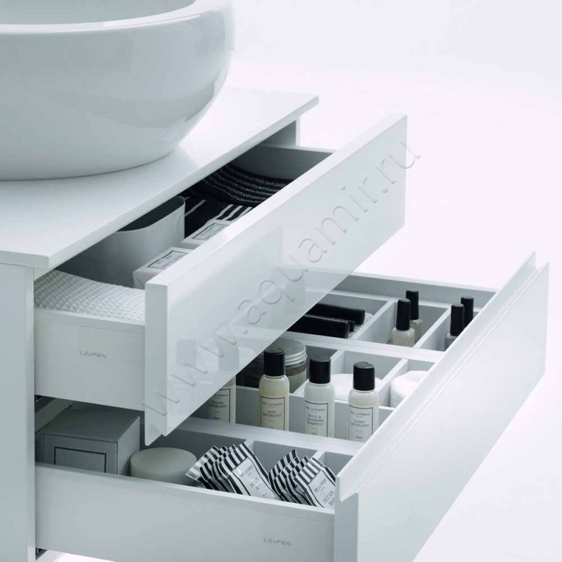 Тумба для раковины Laufen IL BAGNO ALESSI One 4240230976311 в интерьере